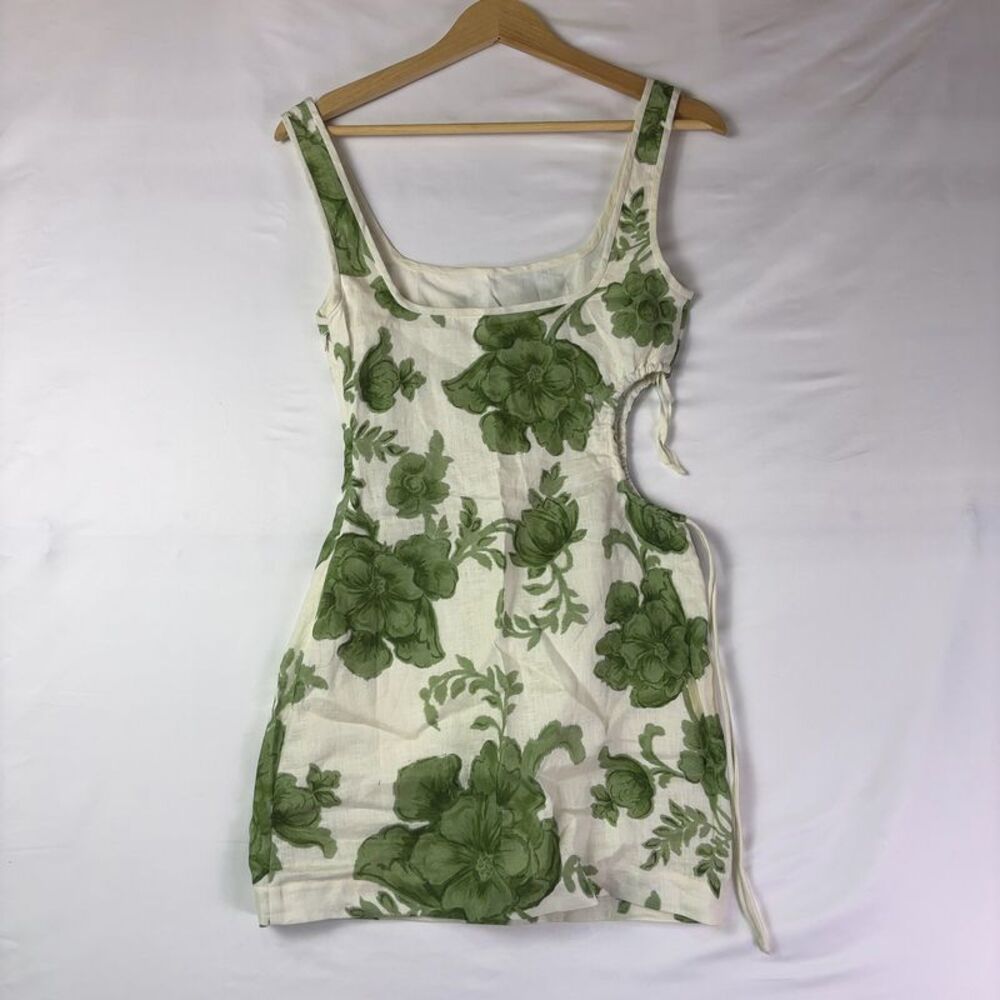 Sir. Floral Linen Midi Dress